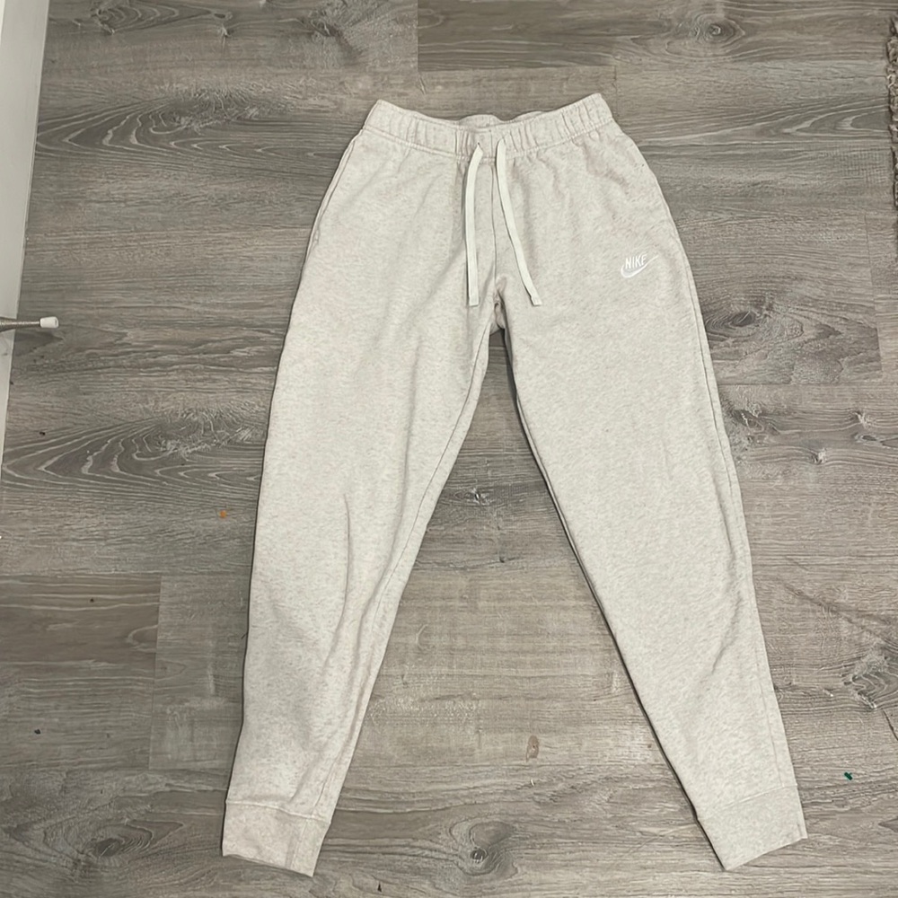 Cream Nike sweats